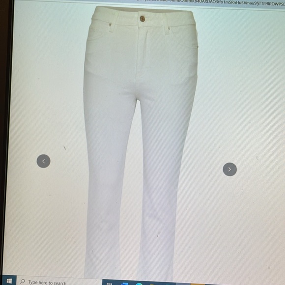InWear Ryan high rise flare ankle jeans in white - Picture 2 of 6